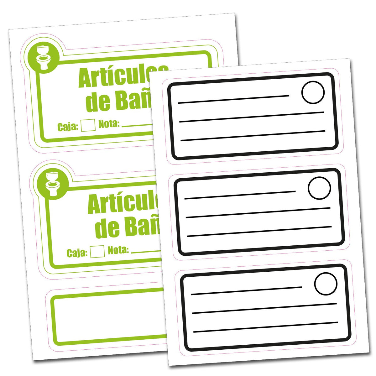 Stickers Set Mudanza - Marca2