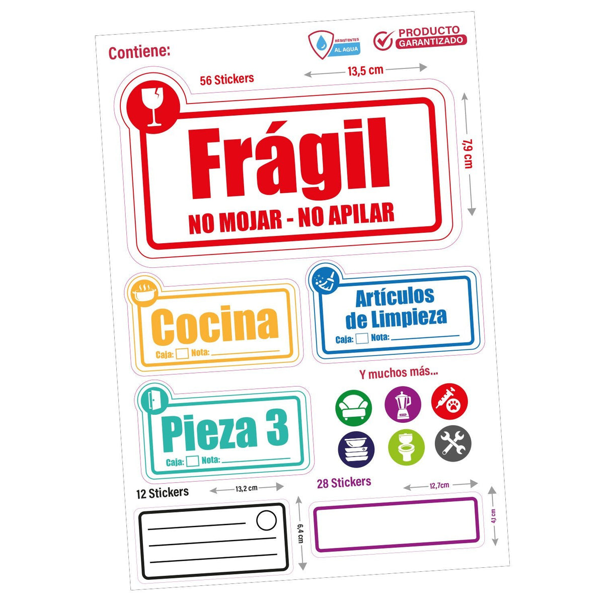 Stickers Set Mudanza - Marca2