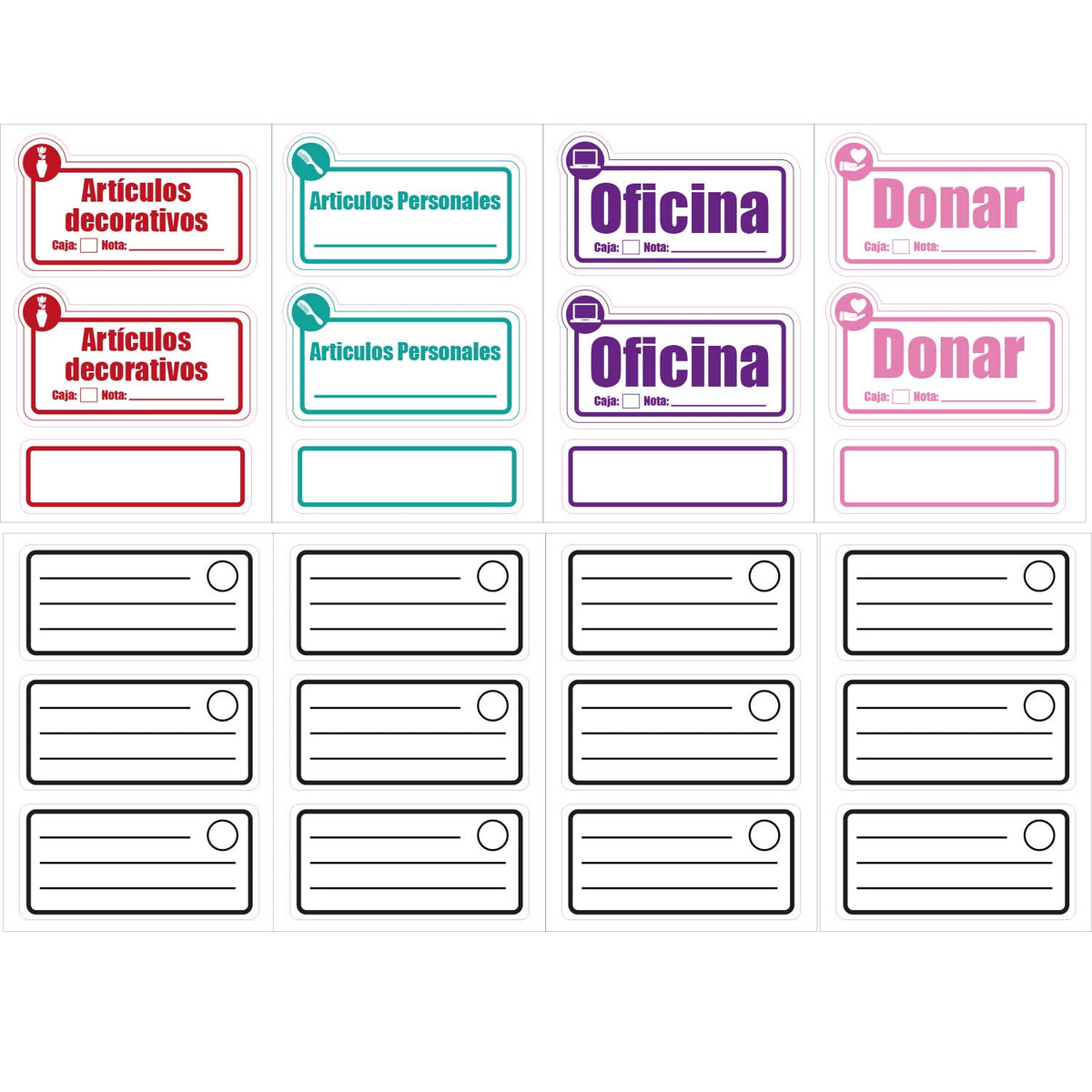 Stickers Set Mudanza - Marca2
