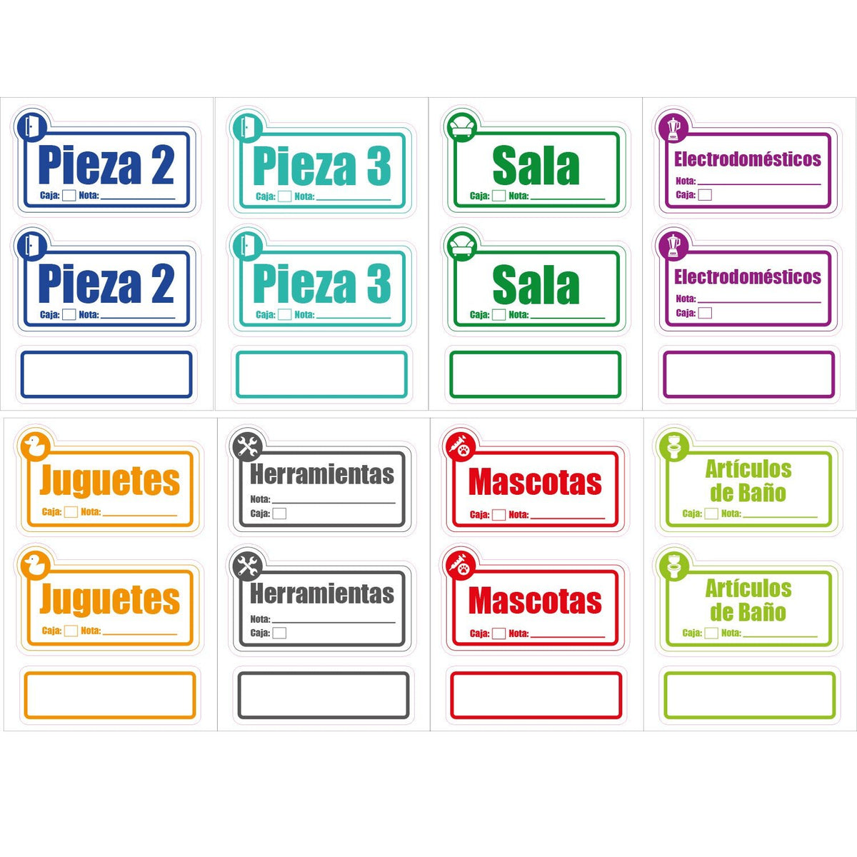Stickers Set Mudanza - Marca2