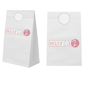 Stickers transparentes - Circular - Marca2