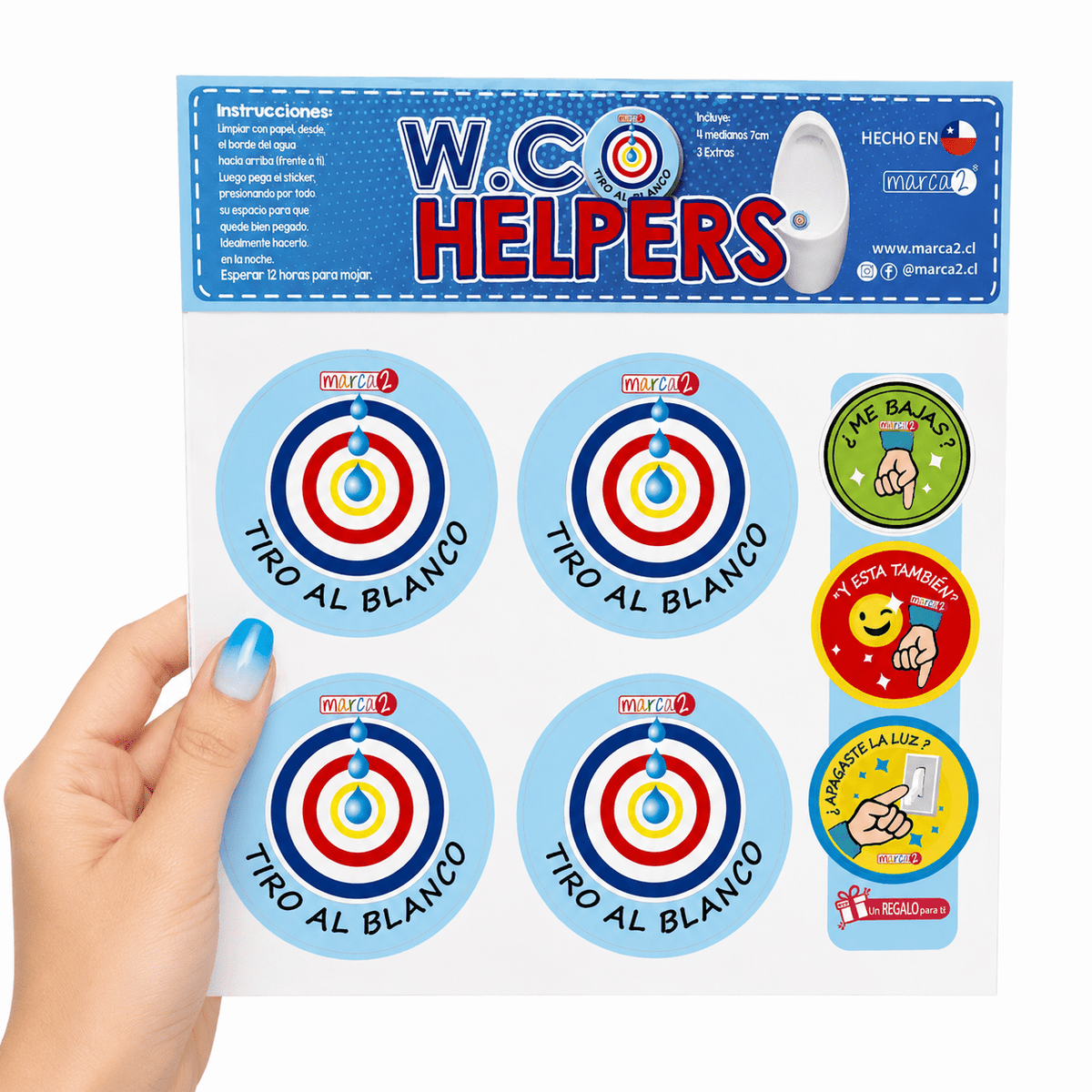 WC Helpers: Tiro al blanco. Baño - Marca2