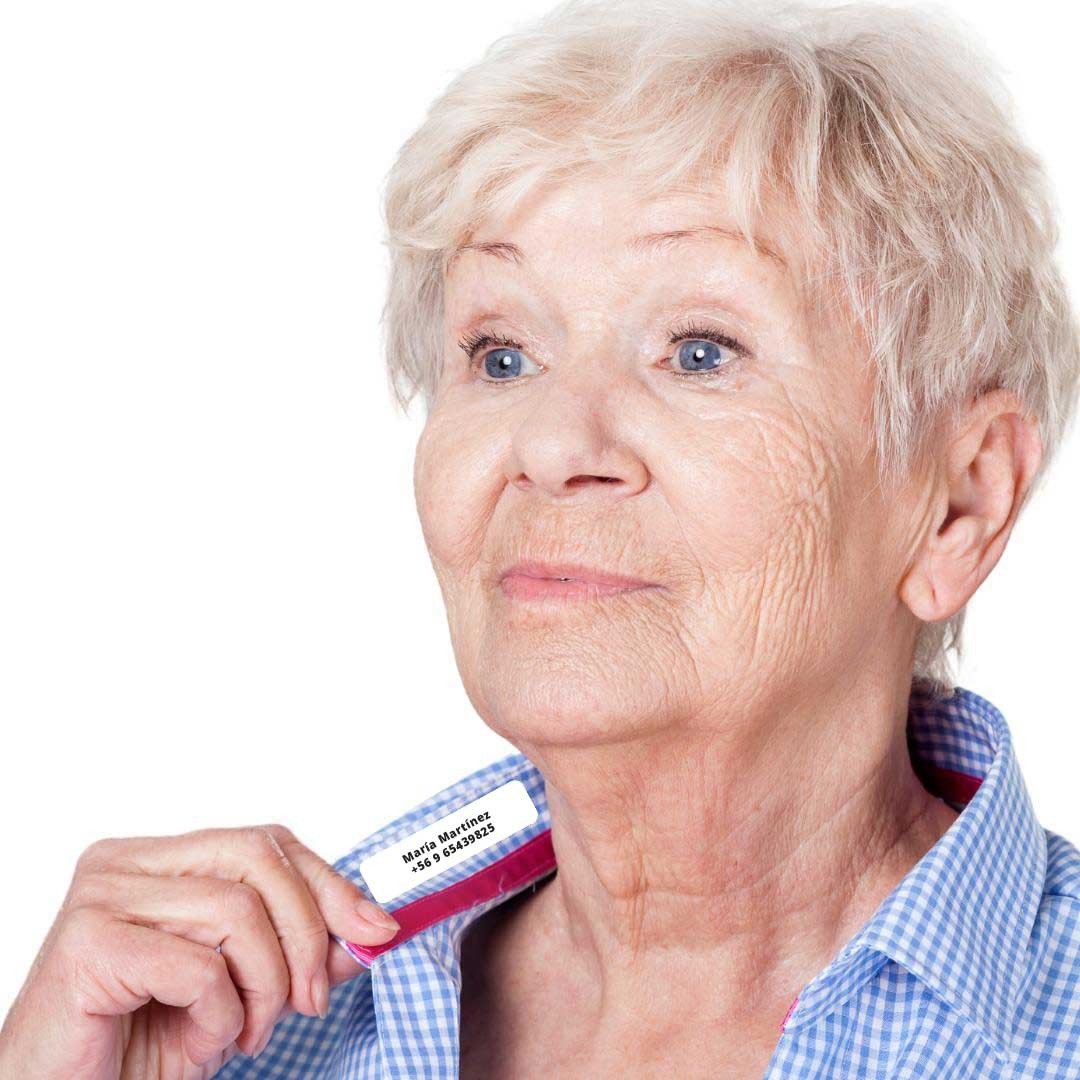 30 Etiquetas para marcar ropa de Adultos Mayores: Residencias - Hogares - Marca2