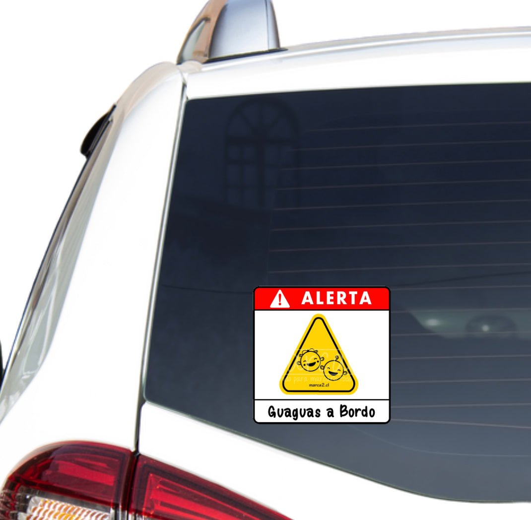 Autos Marca2: Alerta, guagua o guaguas a bordo - Marca2