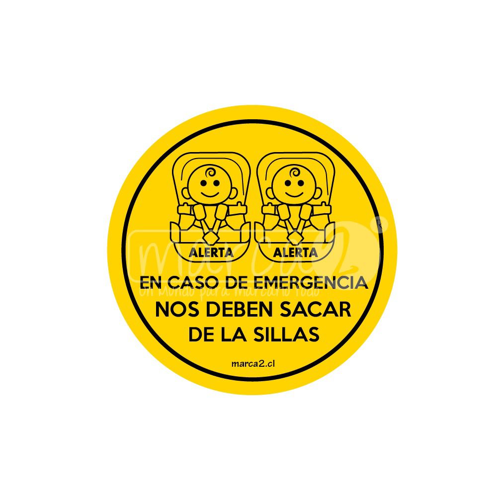 Autos Marca2: En caso de emergencia, deben sacarnos de las sillas. - Marca2