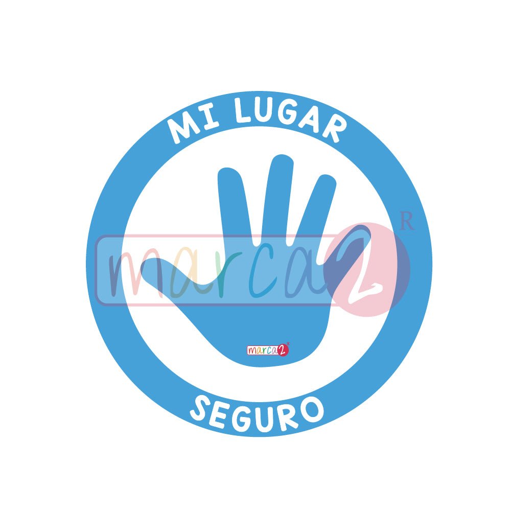 Autos Marca2 : Mi lugar Seguro, sticker reflectivo. - Marca2