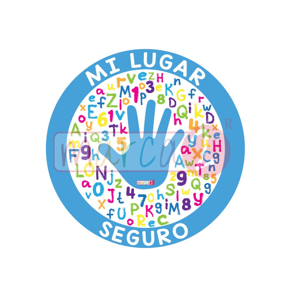 Autos Marca2 : Mi lugar Seguro, sticker reflectivos con diseños. - Marca2