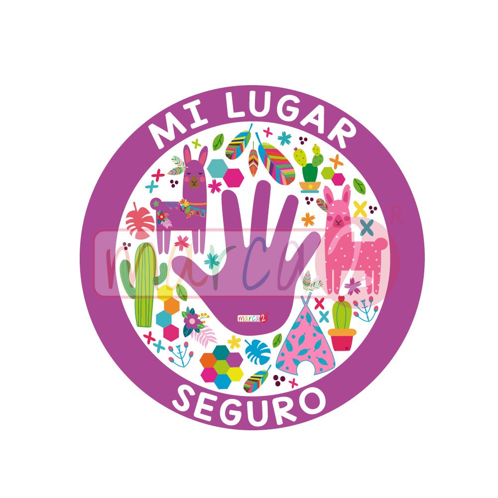Autos Marca2 : Mi lugar Seguro, sticker reflectivos con diseños. - Marca2