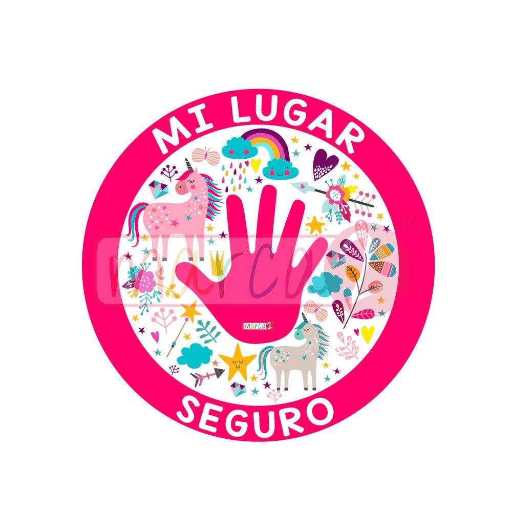 Autos Marca2 : Mi lugar Seguro, sticker reflectivos con diseños. - Marca2