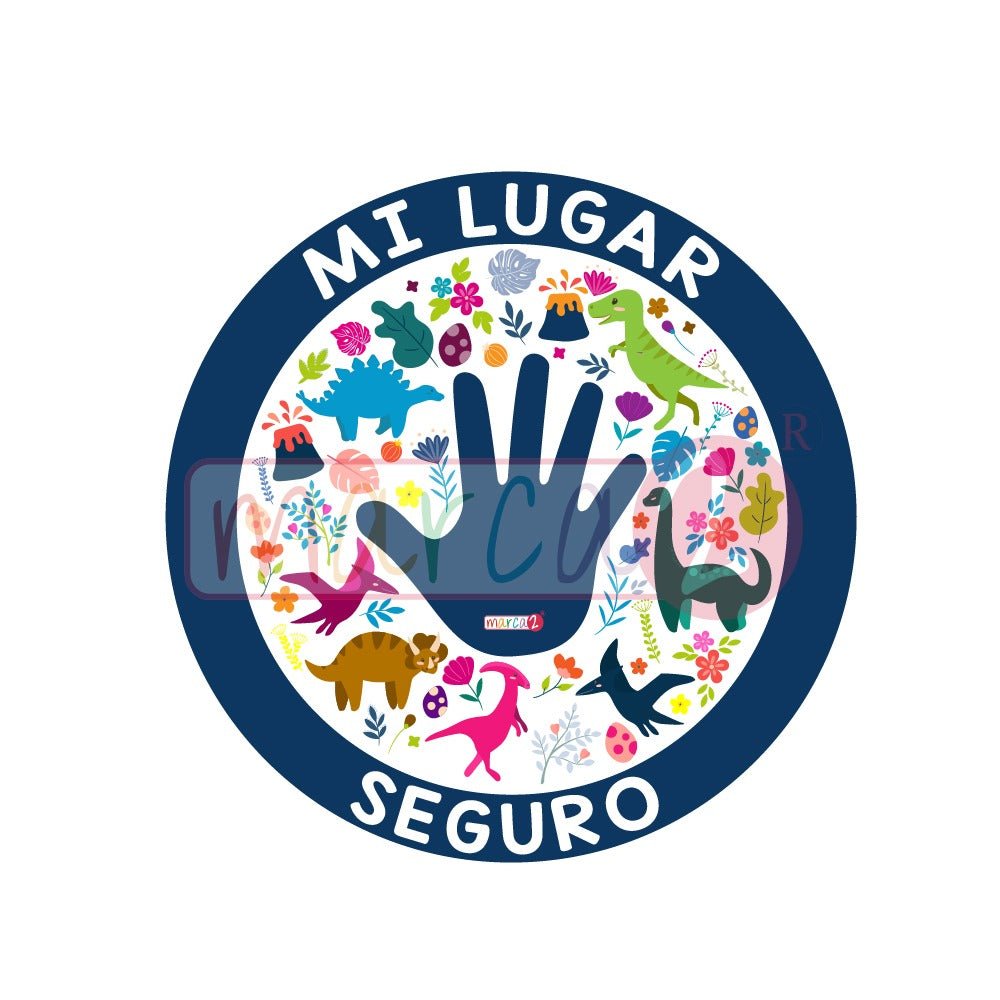 Autos Marca2 : Mi lugar Seguro, sticker reflectivos con diseños. - Marca2