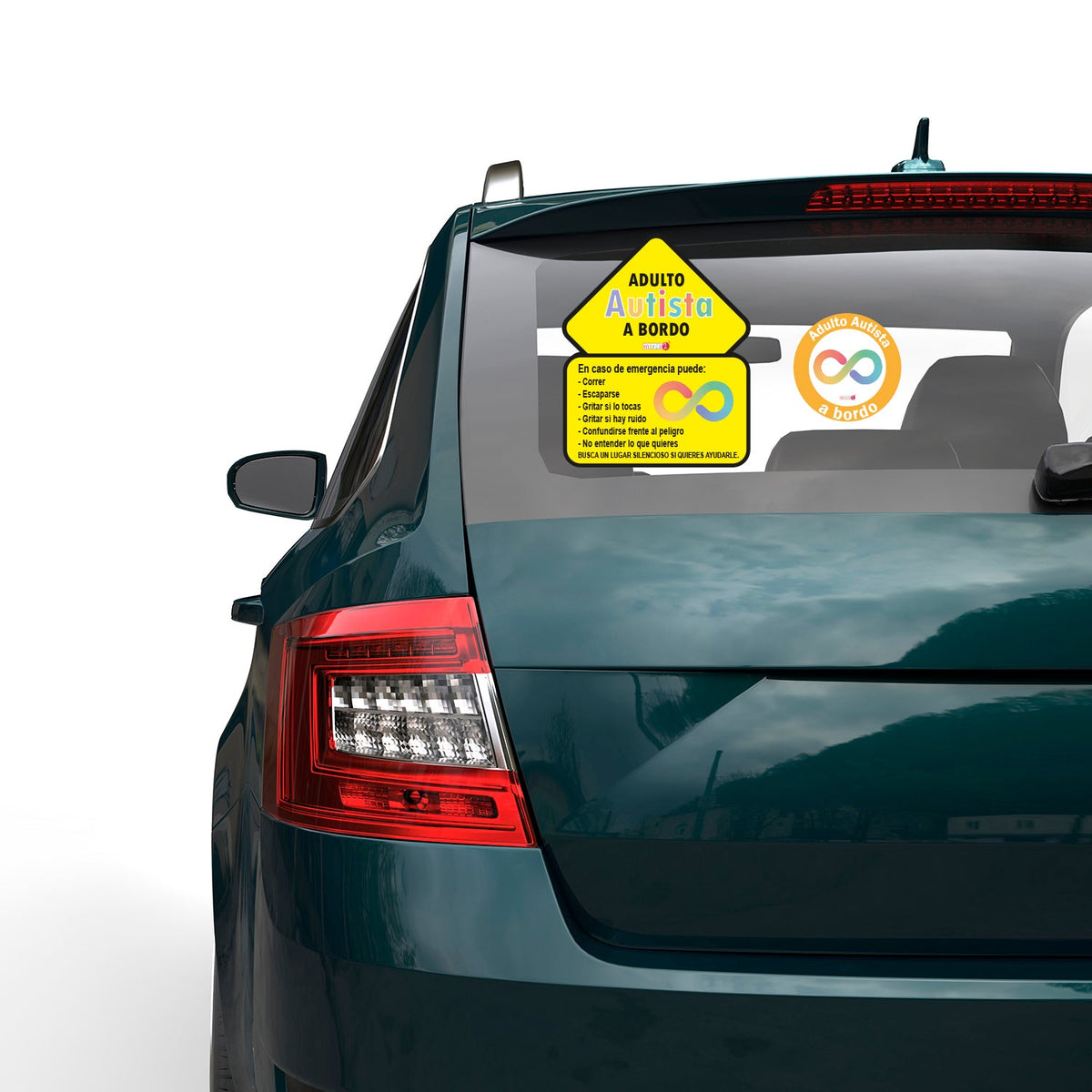 Autos Marca2: Niño/a o adulto Autista a bordo - Marca2