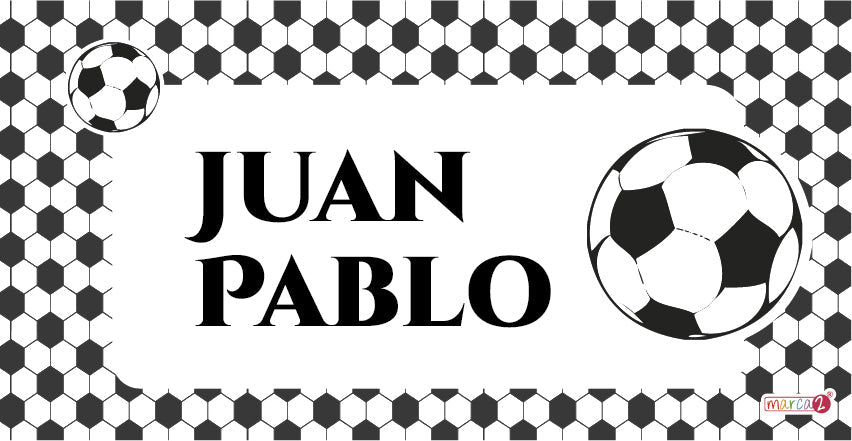 Diseño Fútbol. Cuadritos infantiles personalizados.  Medida: 30 x 15 cm.  Cuadritos con diferentes diseños para decorar dormitorios, salitas y puertas de niños, niñas y adolescentes. Son de material rigido y muy duradero. Marca2 desde 2011. Enviamos a todo Chile.
