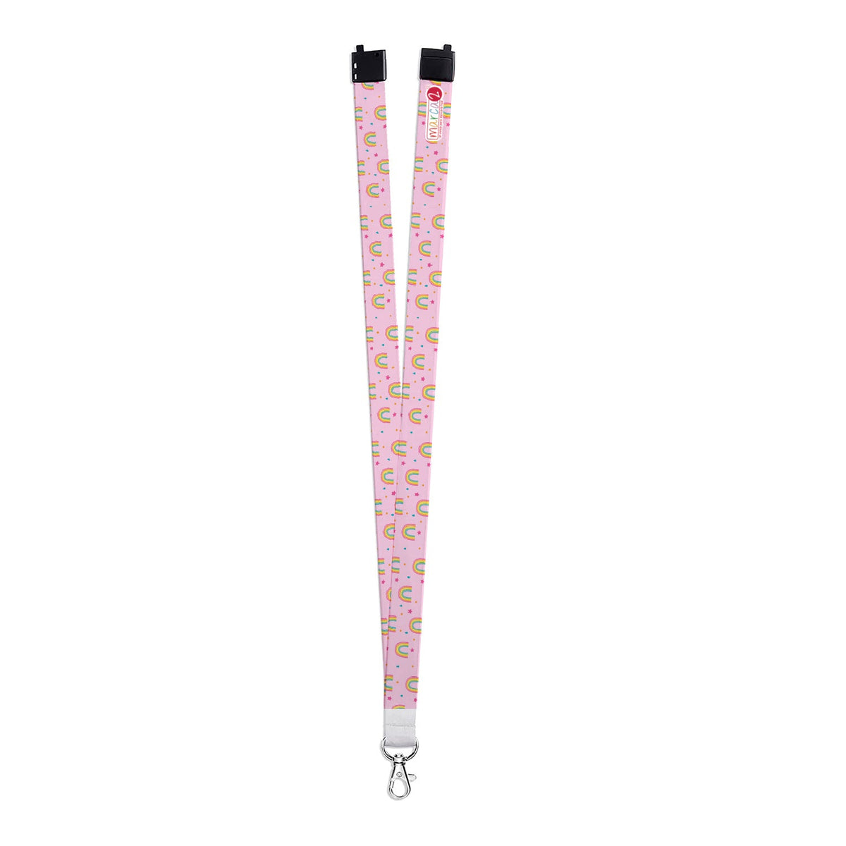 Estuche + Lanyard diseño: Arcoiris - Marca2