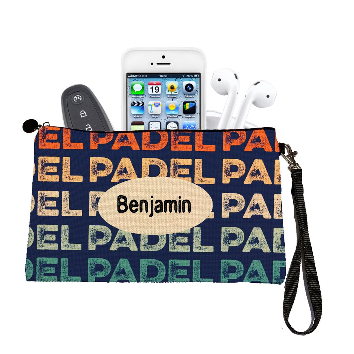 Estuche + Lanyard diseño: El Pádel - Marca2