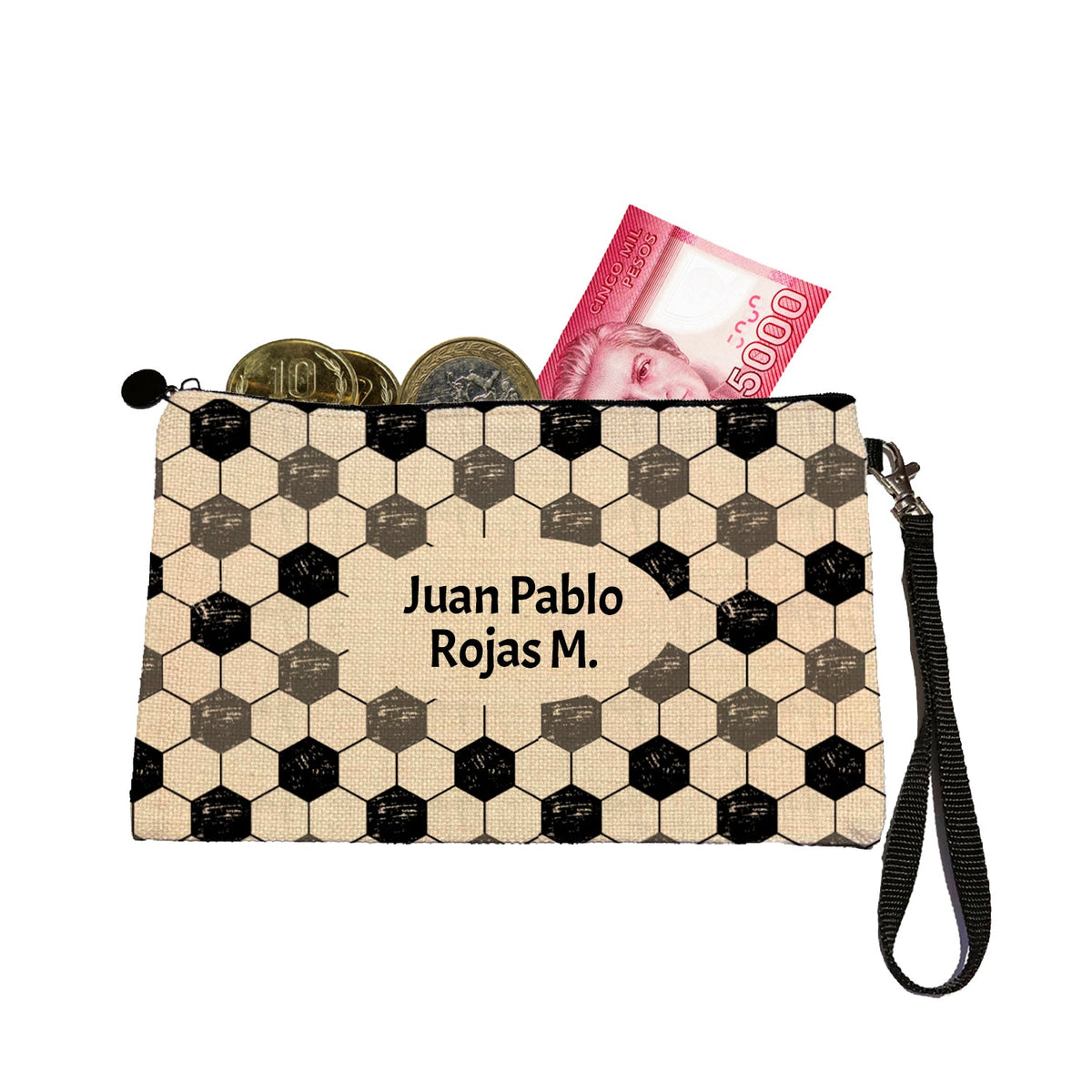 Estuche + Lanyard diseño: Fútbol - Marca2