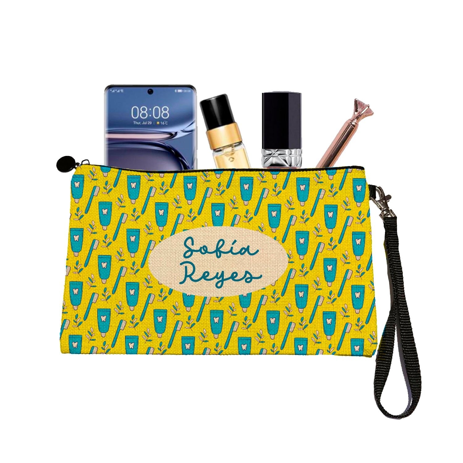 Estuche + Lanyard diseño: Limpieza Dental - Marca2