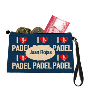 Estuche + Lanyard diseño: Pádel - Marca2