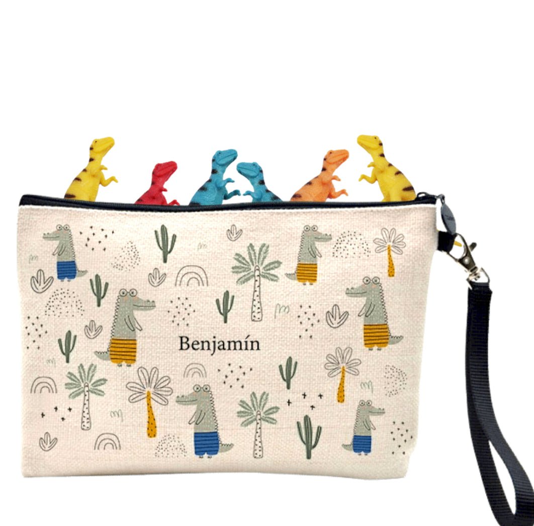 Estuche personalizado: Cocodrilos - Marca2