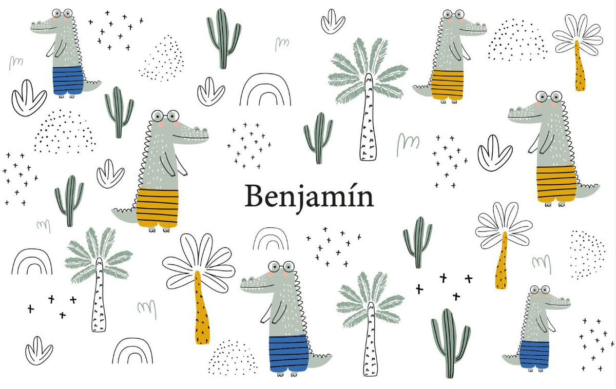 Estuche personalizado: Cocodrilos - Marca2