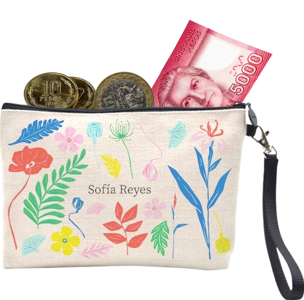 Estuche personalizado: Flores Grandes - Marca2