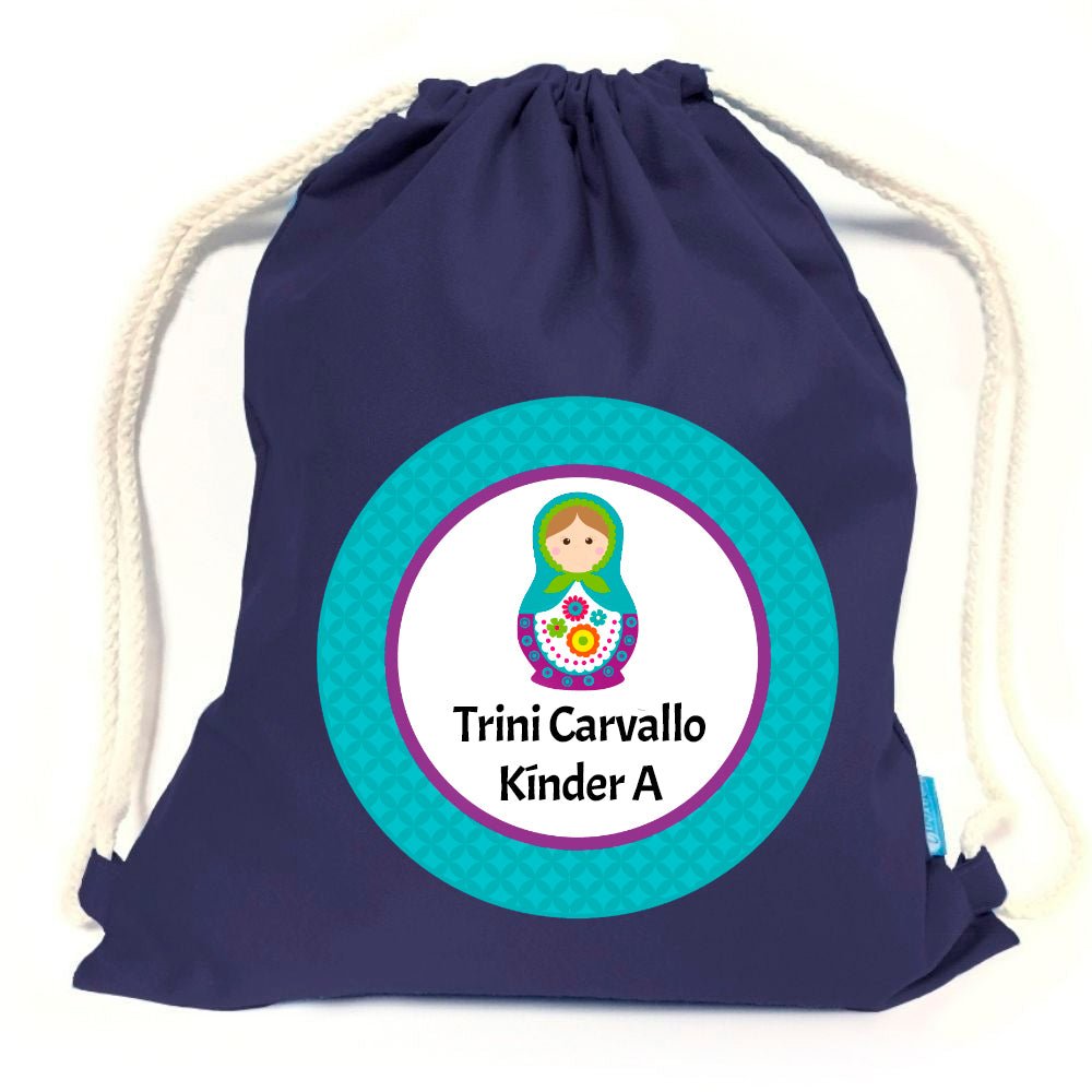 Mochila impermeable. Color Azul Francia - Marca2