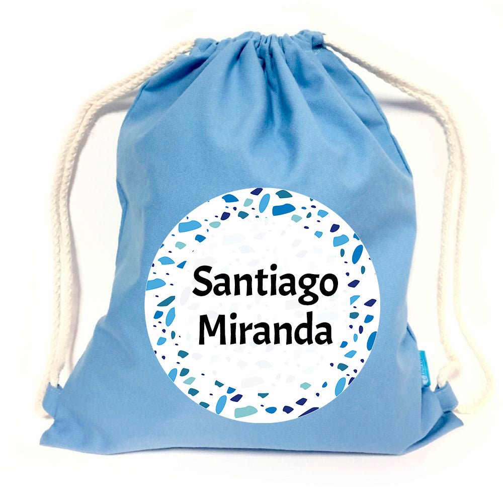 Mochila impermeable. Color Celeste. Adolescentes - Marca2