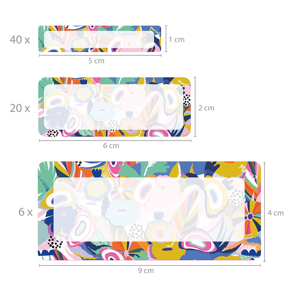 Para rellenar / No personalizado: Stickers de 3 tamaños - Ed. limitada - Marca2