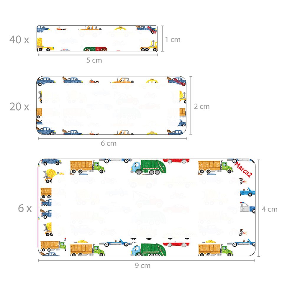 Para rellenar / No personalizado: Stickers de 3 tamaños - Ed. limitada - Marca2