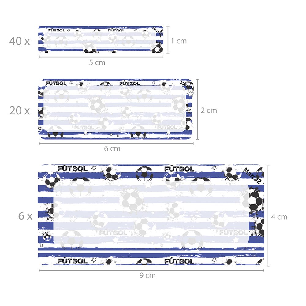 Para rellenar / No personalizado: Stickers de 3 tamaños - Ed. limitada - Marca2