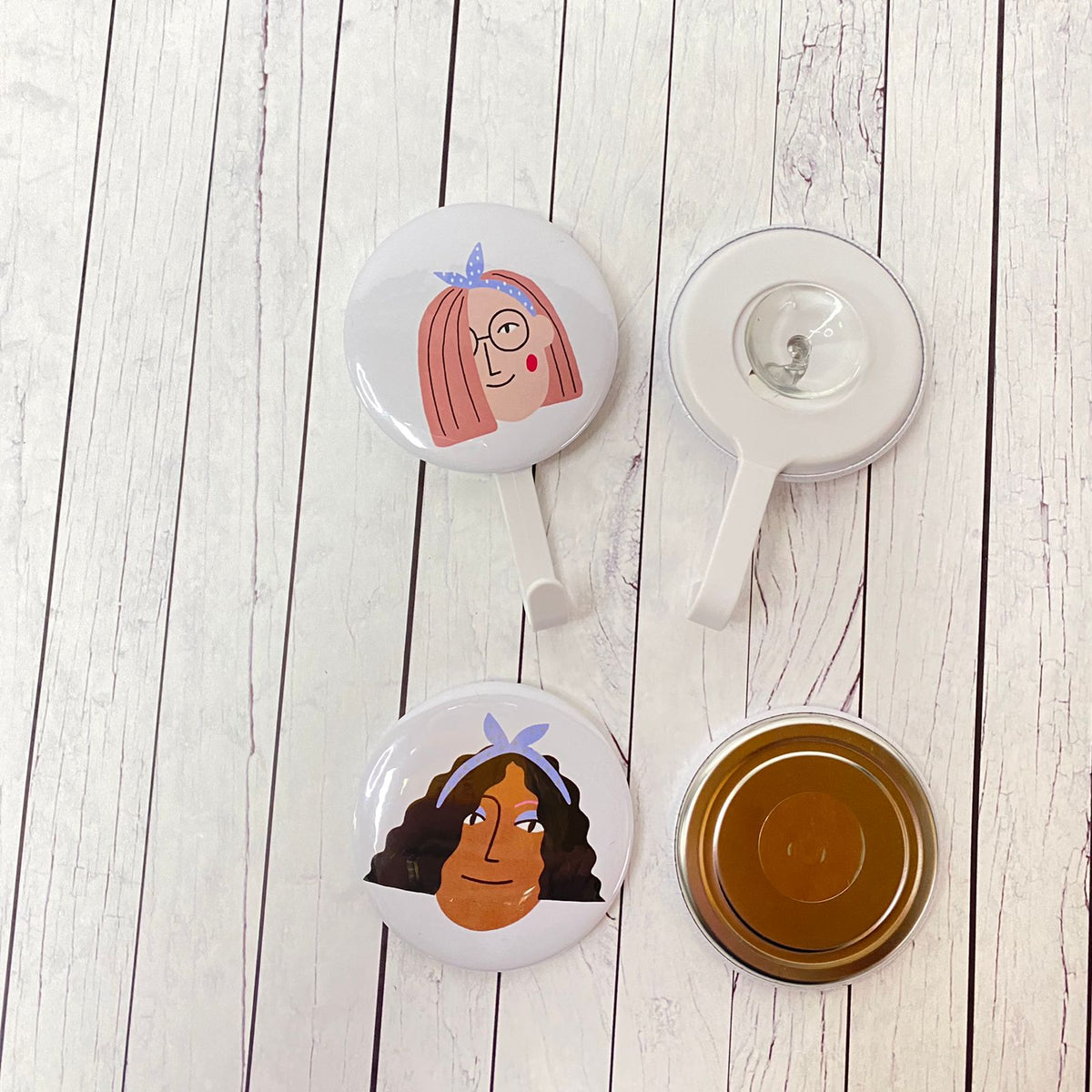 PERSONALIZADO con nombre : Kit Mujer Cocinera: Diseño caras de mujeres del mundo. - Marca2