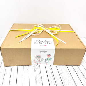 PERSONALIZADO: Kit Mujer Chic : Diseño Flores - Marca2