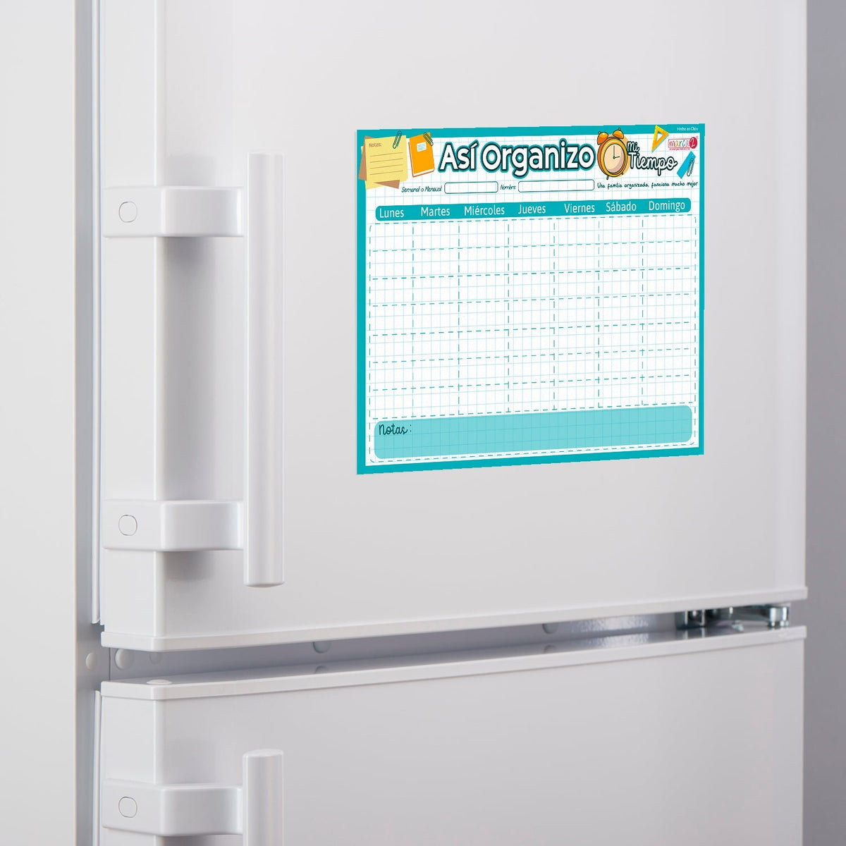 Pizarra Imantada: Organizo Mi Tiempo: Adolescentes - Marca2