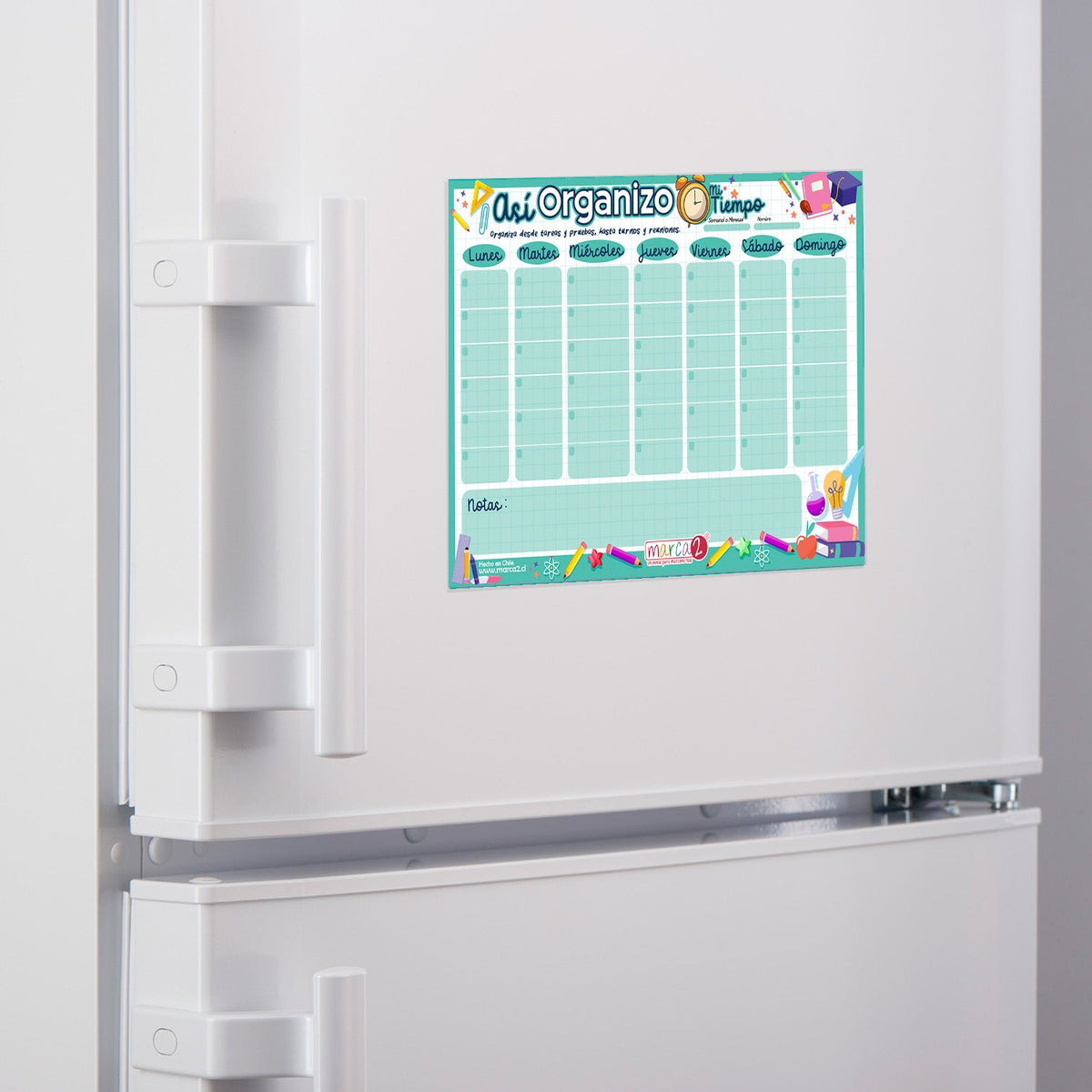 Pizarra Imantada: Organizo Mi Tiempo Infantil - Marca2