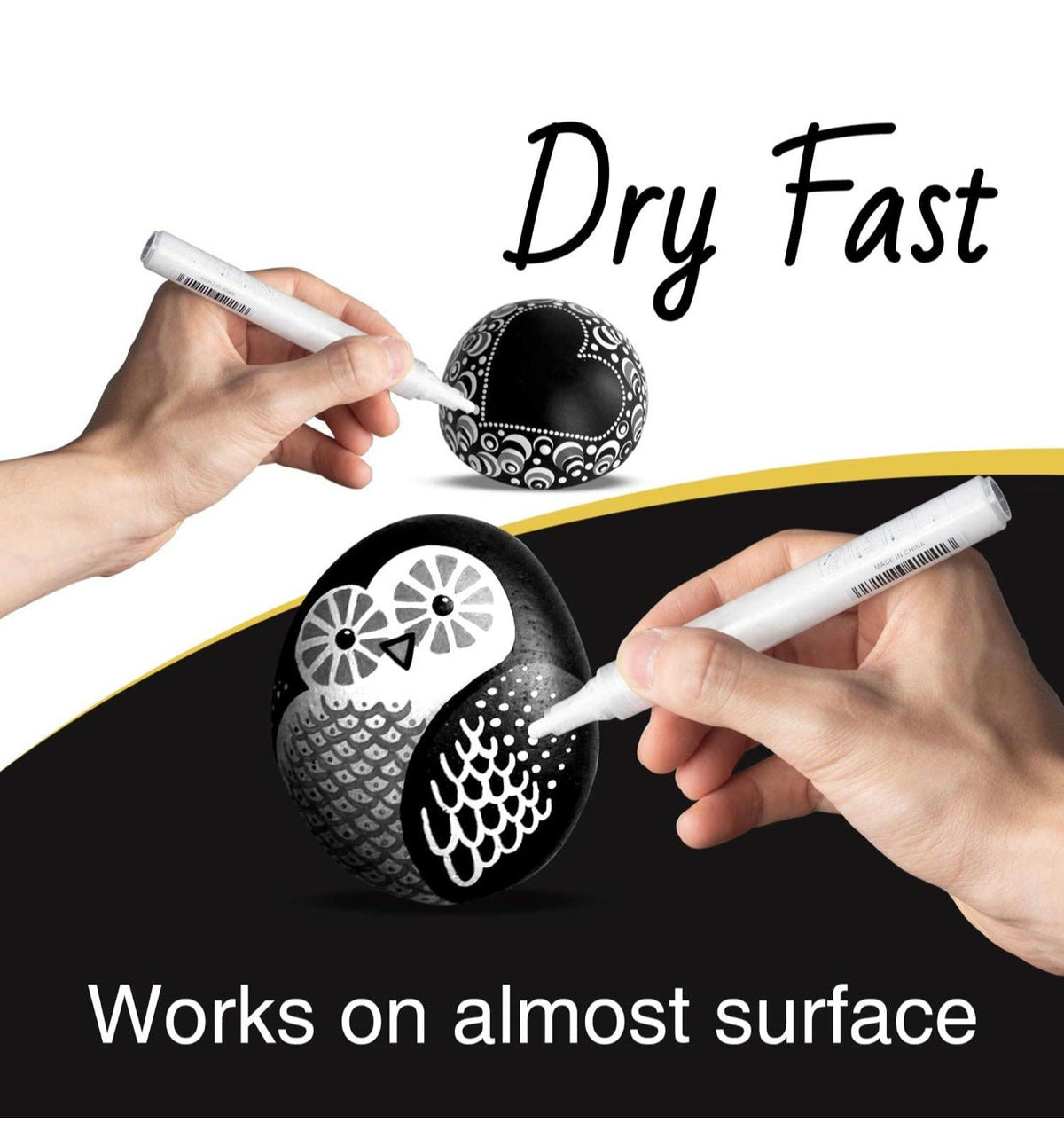 Plumón Blanco acrilico - Marca2