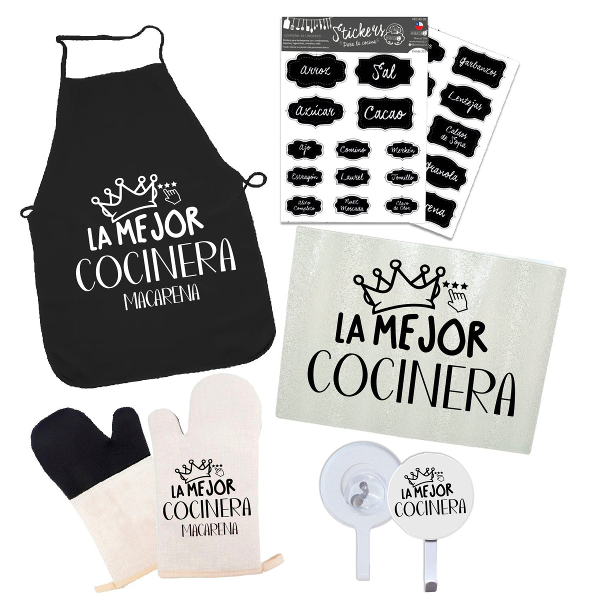 Set Regalo Mujer: Cocina: Personalizado - Marca2