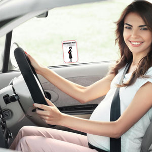 Sticker auto: Embarazada, dejame espacio para subirme - Marca2