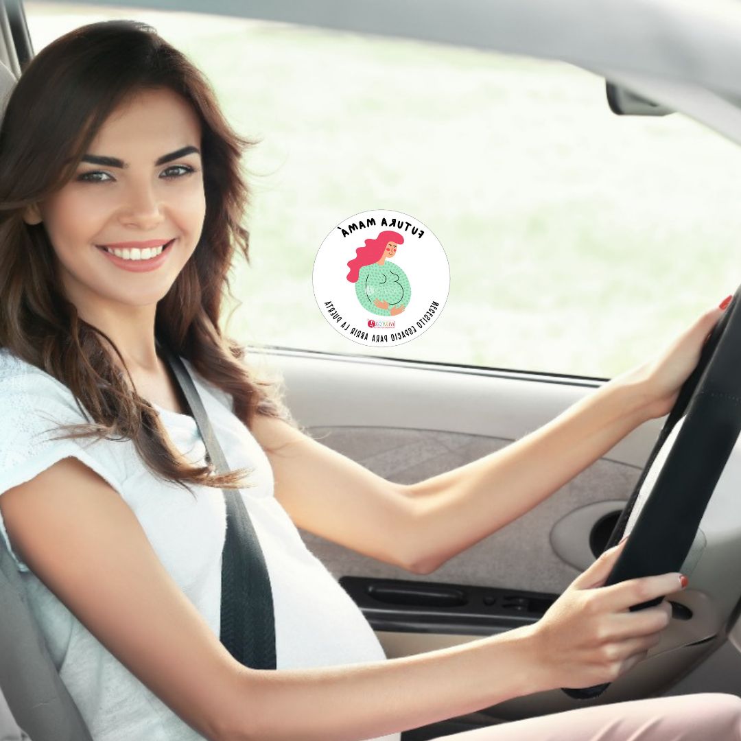 Sticker auto : Futura mamá - Marca2