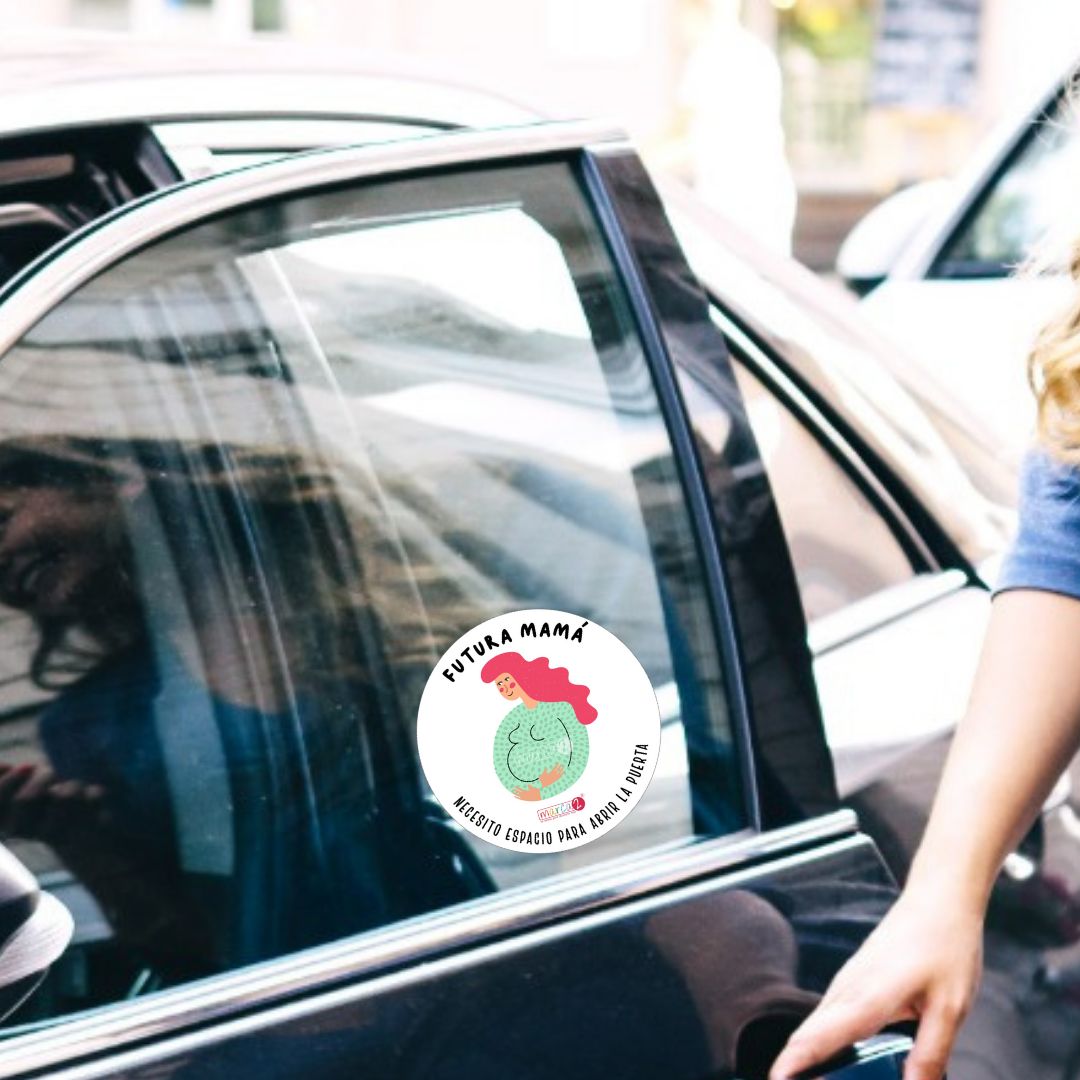 Sticker auto : Futura mamá - Marca2