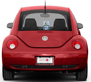 Sticker auto : Yo a bordo celeste - Marca2