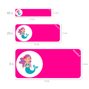 Stickers de 3 tamaños: Infantil / Para rellenar / No personalizados - Marca2