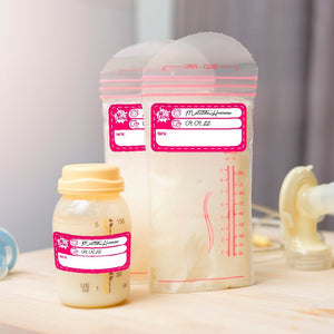 Stickers para identificar la leche materna en el freezer: Mi Leche - Marca2