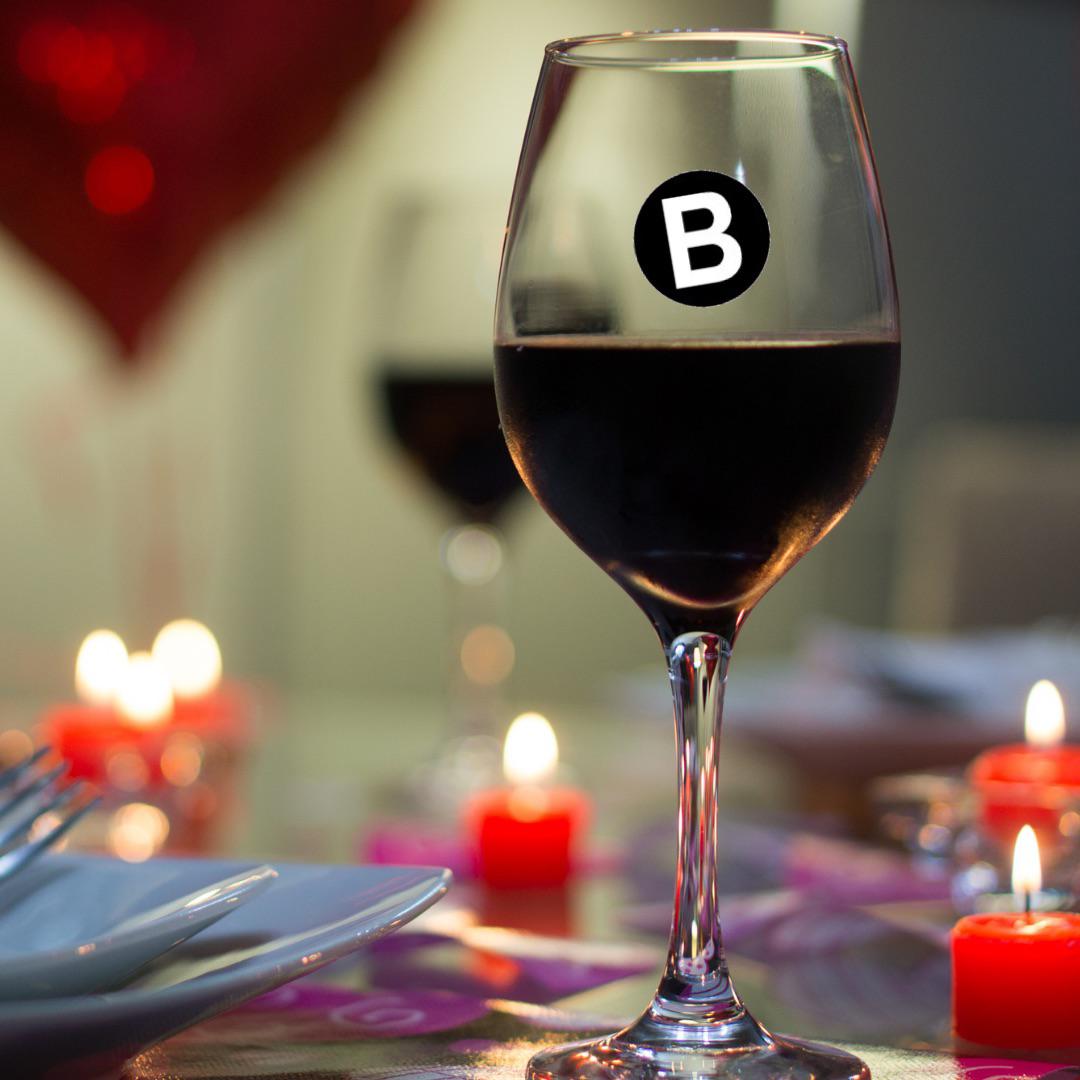 Stickers para identificar vasos copas y botellas. - Marca2