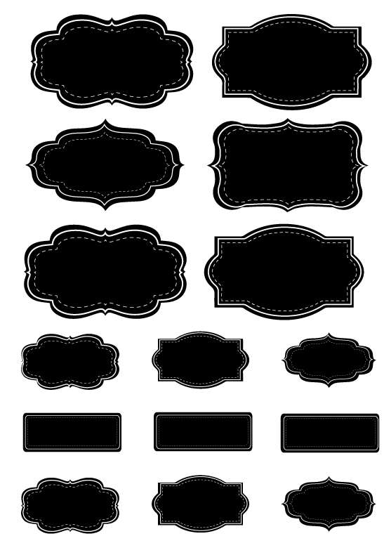 Stickers para la Cocina 74 unidades - Marca2