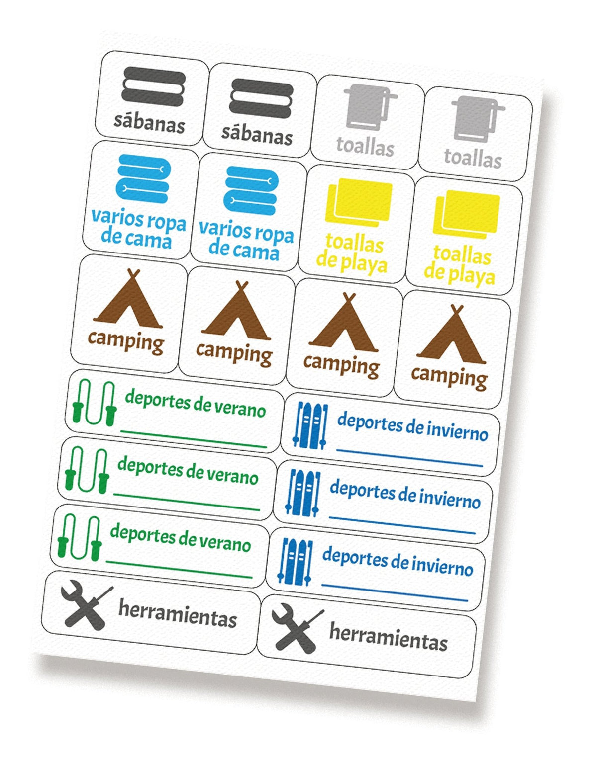 Stickers para organizar la BODEGA - Marca2