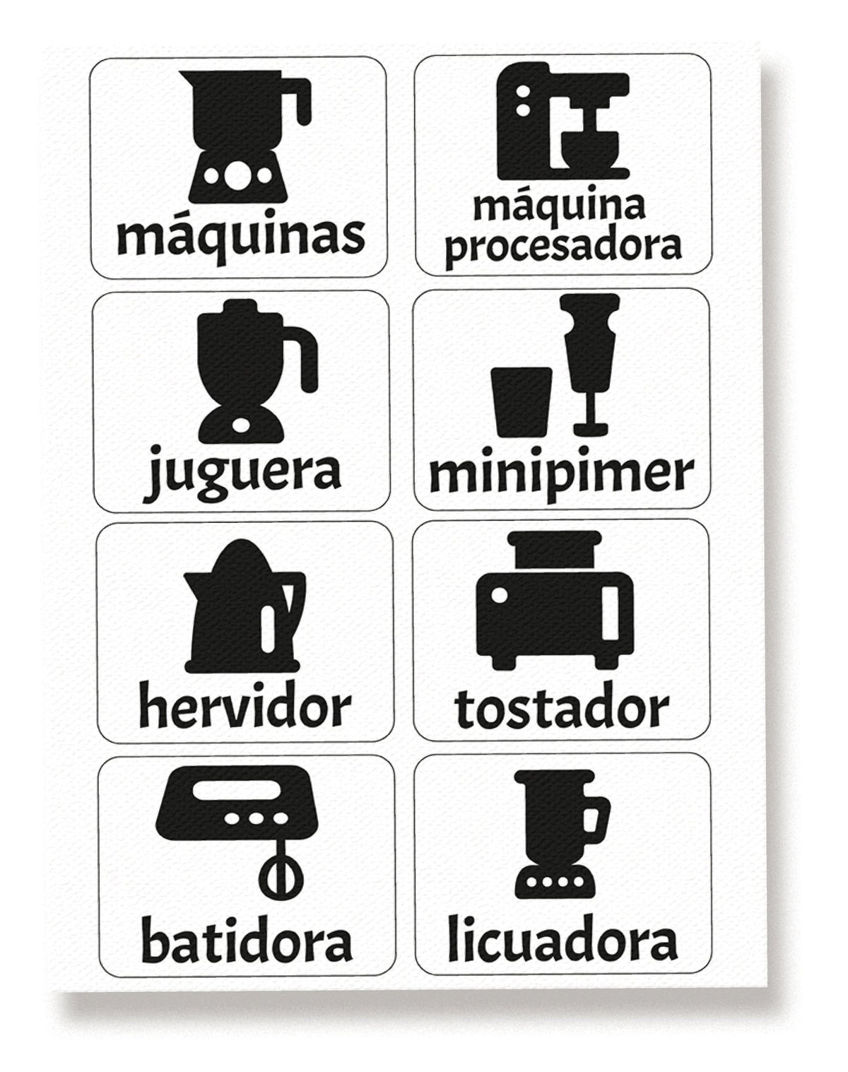 Stickers para organizar la COCINA - Marca2