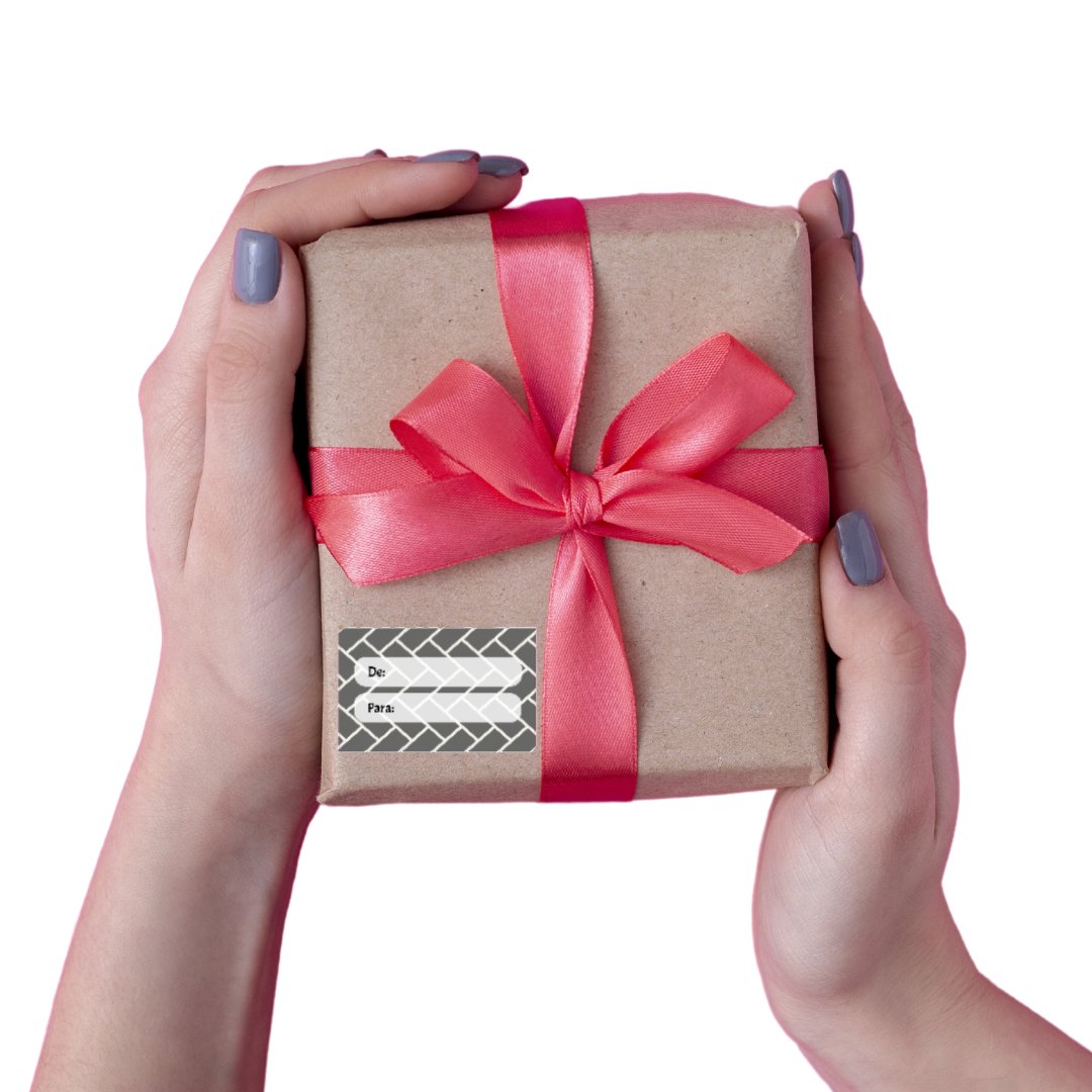 Stickers para Regalos: Blanco & Negro. - Marca2