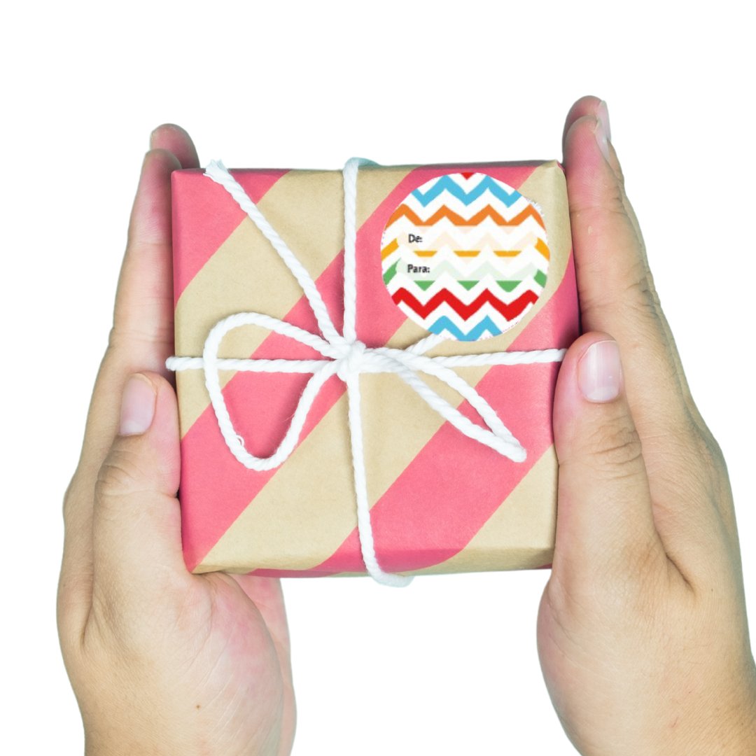 Stickers Personalizados para Regalos: Colores - Marca2