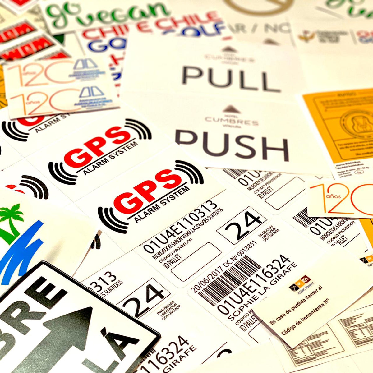 Stickers Troquelados por cantidad - Marca2