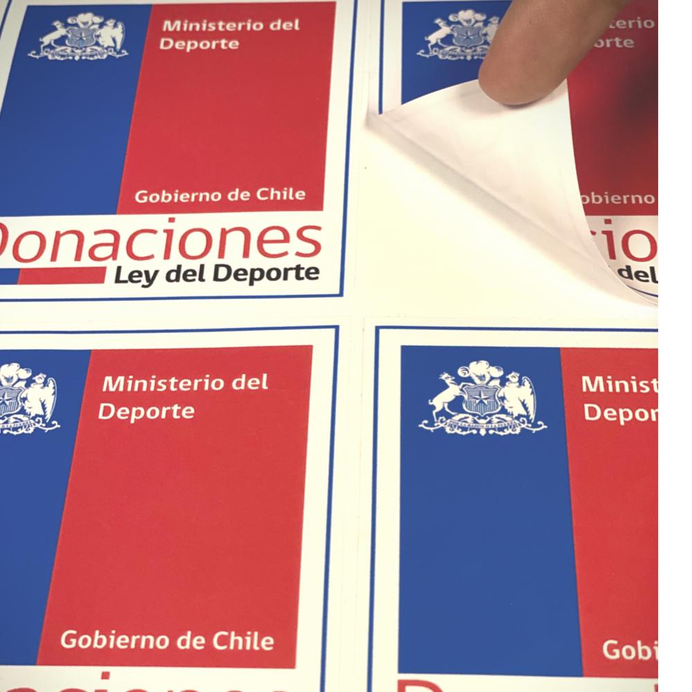 Stickers Troquelados por cantidad - Corte Irregular - Marca2