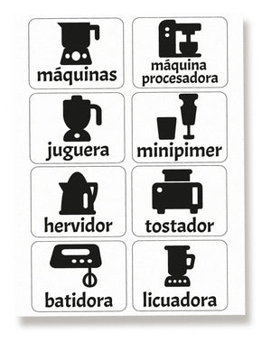 Stickers para organizar la COCINA (4560308863065)